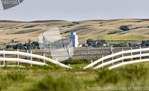 Image of Prairie Town With Elevator