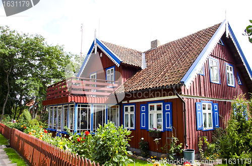 Image of homestead house rural countryside tourism garden 