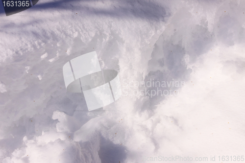 Image of campaign under the sun and winter snow