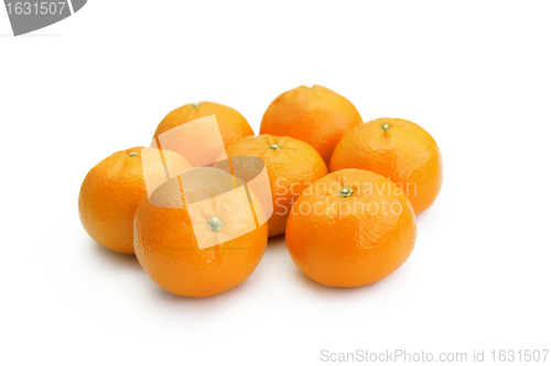 Image of tangerine on white background