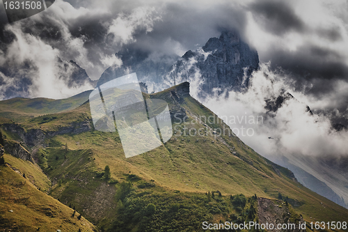 Image of Storm in the mountains