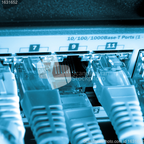 Image of network cables