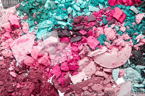 Image of crushed eyeshadows