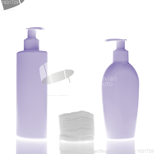 Image of cosmetic bottles