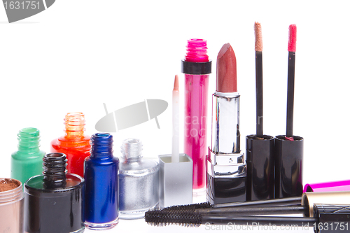 Image of cosmetic makeup products