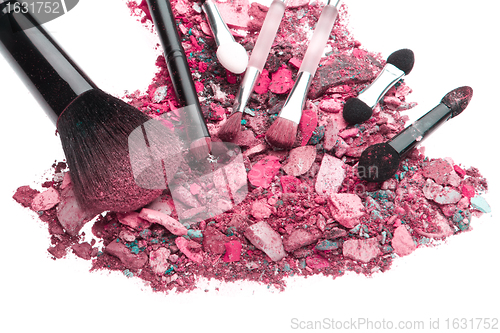 Image of crushed eyeshadows