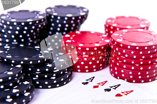 Image of playing cards and poker chips