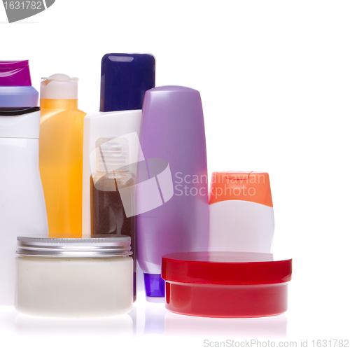 Image of cosmetic bottles