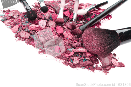 Image of crushed eyeshadows