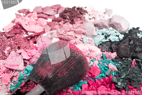 Image of set of crushed eyeshadows