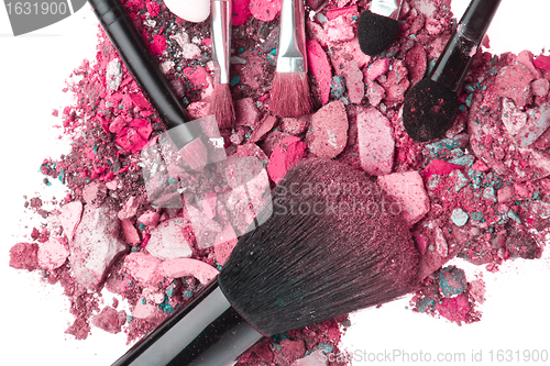 Image of crushed eyeshadows