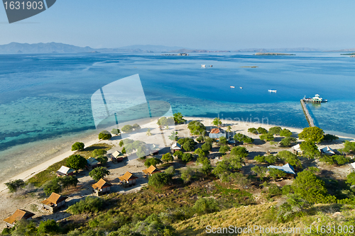 Image of tropical Kanawa Island, Indonesia