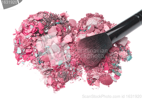 Image of crushed eyeshadows