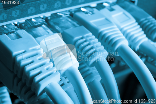 Image of network cables