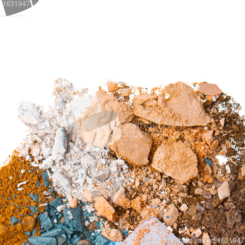 Image of crushed eyeshadows