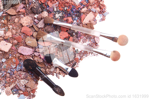 Image of crushed eyeshadows