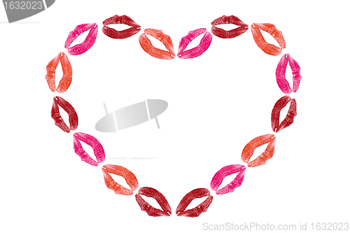 Image of lips print