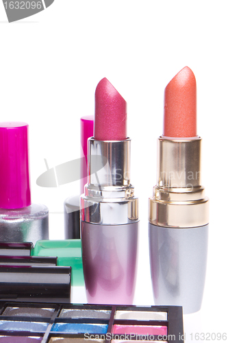 Image of set of cosmetic products