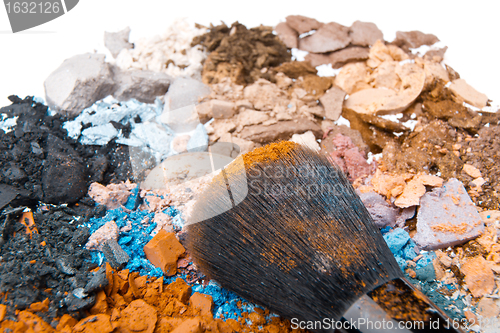 Image of set of crushed eyeshadows