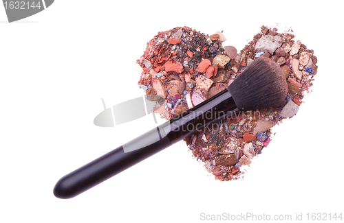 Image of crushed eyeshadows