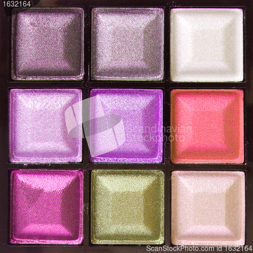 Image of colorful eyeshadows