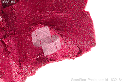 Image of smudged lipsticks