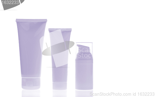 Image of cosmetic bottles