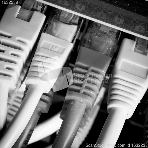 Image of network cables