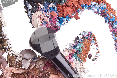 Image of crushed eyeshadows