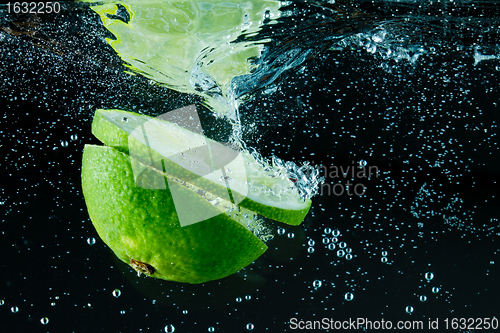 Image of fruit splash