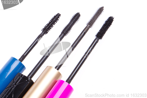 Image of mascara set isolated