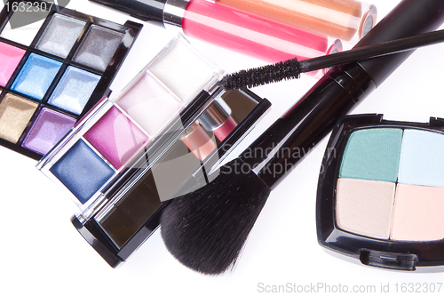 Image of set of cosmetic products