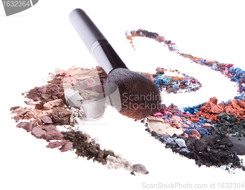 Image of crushed eyeshadows