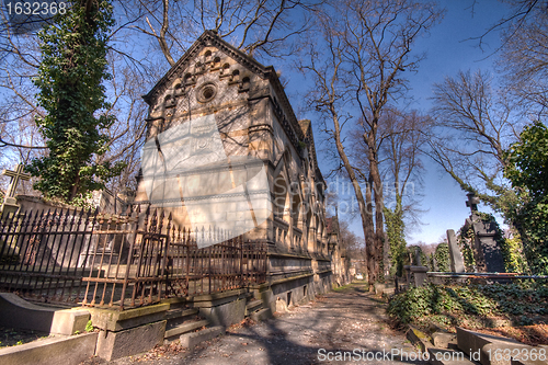 Image of old graveyard in Prag