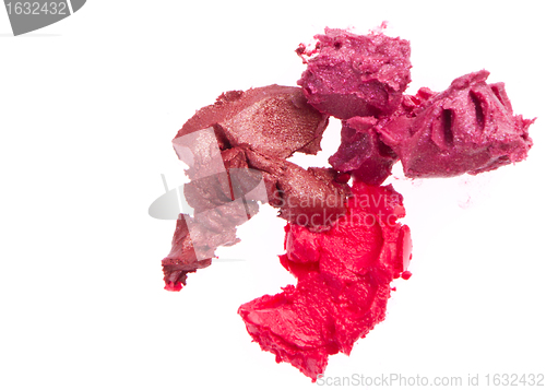 Image of scraps of lipstick