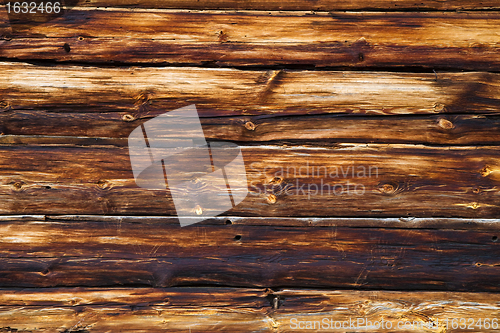 Image of weathered old brown wooden texture