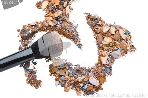 Image of crushed eyeshadows