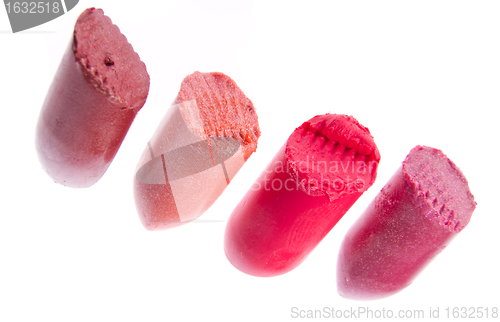 Image of scraps of lipstick