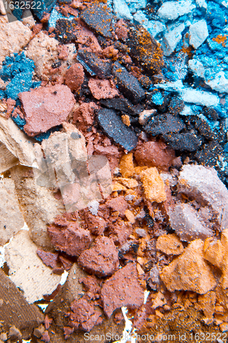 Image of crushed eyeshadows