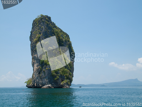 Image of Island at Phang Nga Bay off the coast of Krabi, Thailand