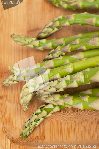 Image of Bunch of fresh asparagus