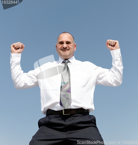 Image of happy businessman