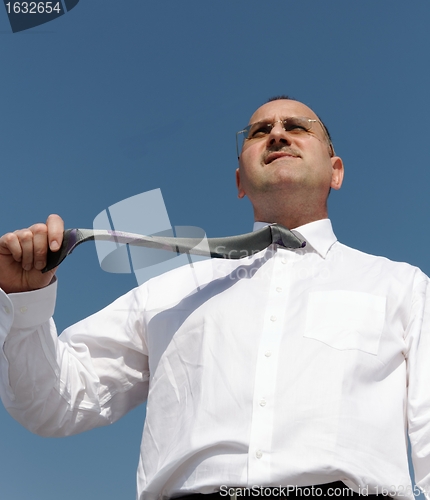 Image of angry businessman