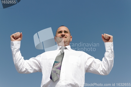 Image of happy businessman