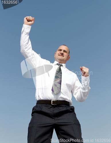 Image of happy businessman