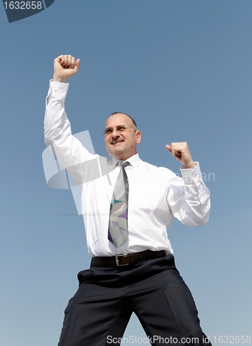 Image of happy businessman