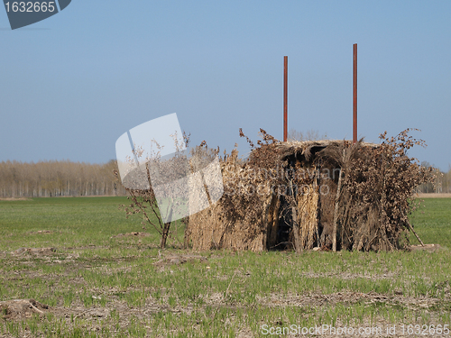 Image of Duck hunt shelter