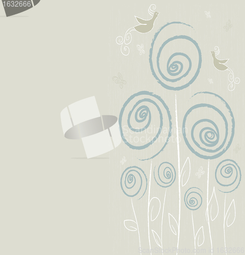 Image of Summer floral design background