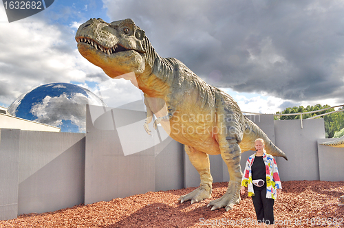 Image of Dinosaur exhibition in Finnish Science Centre Heureka