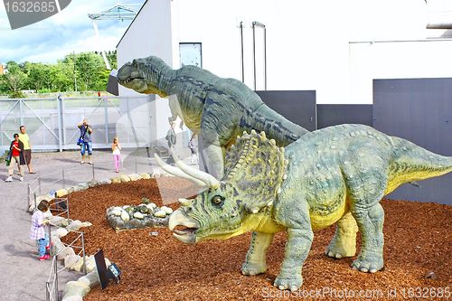 Image of Dinosaur exhibition in Finnish Science Centre Heureka